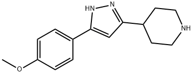 4-(5-(4-甲氧基苯基)-1H-吡唑-3-基)哌啶