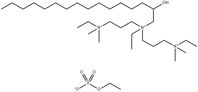 1,3-Propanediaminium, N,N-diethyl-N-3-(ethyldimethylammonio)propyl-N-(2-hydroxyhexadecyl)-N,N-dimethyl-, tris(ethyl sulfate) (salt)
