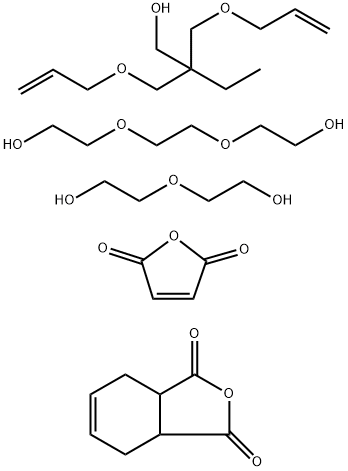 1,3-Isobenzofurandione, 3a,4,7,7a-tetrahydro-, polymer with 2,2-bis[(2-propenyloxy)methyl]-1-butanol, 2,2'-[1,2-ethanediylbis(oxy)]bis[ethanol], 2,5-furandione and 2,2'-oxybis[ethanol]