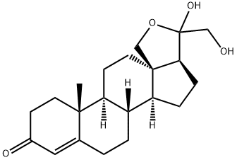 18,20-cyclo-20,21-dihydroxy-4-pregnen-3-one