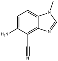 1H-Benzimidazole-4-carbonitrile,5-amino-1-methyl-(9CI)