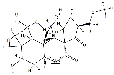 (2S,10bS)-1,2,3,3aβ,8,9,10,10aα,13,13aβ-Decahydro-2,13β-dihydroxy-1,1-dimethyl-7α-methoxymethyl-5H-5aβ,8β-methanocyclohepta[c]furo[3,4-e][1]benzopyran-5,6(7H)-dione