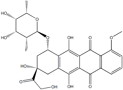 7-O-(2,6-dideoxy-2-fluorotalopyranose)adriamycinone