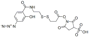 sulfosuccinimidyl 3-((2-(4-azidosalicylamido)ethyl)dithio)propionate