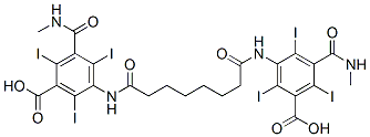 3-[7-[[3-carboxy-2,4,6-triiodo-5-(methylcarbamoyl)phenyl]carbamoyl]heptanoylamino]-2,4,6-triiodo-5-(methylcarbamoyl)benzoic acid