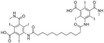 5,5'-[Decamethylenebis(carbonylimino)]bis(N-methyl-2,4,6-triiodoisophthalamic acid)