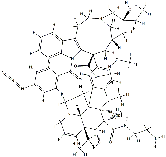 N-(4-azidobenzoyl)-N'-beta-aminoethylvindesine