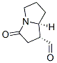 1H-Pyrrolizine-1-carboxaldehyde, hexahydro-3-oxo-, (1R-cis)- (9CI)