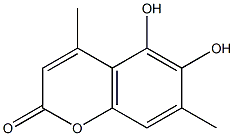 Coumarin, 5,6-dihydroxy-4,7-dimethyl- (6CI)