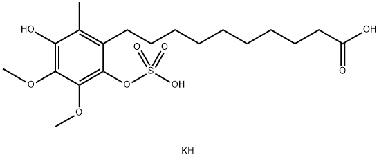 Hydro Idebenone 10’-Carboxylate 1-O-Sulfate Dipotassium Salt