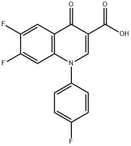6,7-二氟-1-(4-氟苯基)-1,4-二氢-4-氧代-3-喹啉羧酸