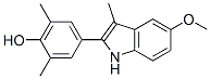 2-(4-hydroxy-3,5-dimethylphenyl)-5-methoxy-3-methylindole