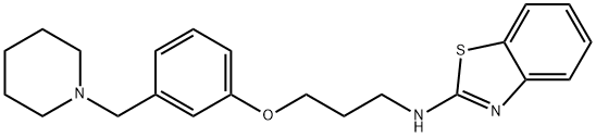 N-[3-[3-(1-PIPERIDINYLMETHYL)PHENOXY]PROPYL]-2-BENZOTHIAZOLAMINE DIMALEATE