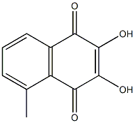 1,4-Naphthoquinone, 2,3-dihydroxy-5-methyl- (6CI)