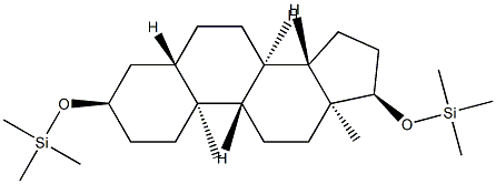 3α,17α-Bis(trimethylsilyloxy)-5α-androstane