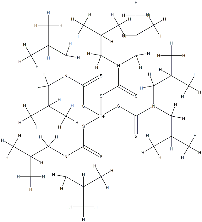 Tellurium, tetrakisbis(2-methylpropyl)carbamodithioato-.kappa.S,.kappa.S-