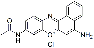9-(乙酰氨基)-5-氨基-苯并[A]吩恶嗪-7-鎓氯化物(1:1)