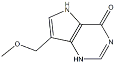4H-Pyrrolo[3,2-d]pyrimidin-4-one,1,5-dihydro-7-(methoxymethyl)-(9CI)