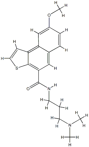 N-(3,3-dimethylamino)propyl-8-methoxynaphtho(2,1-b)thiophene-4-carboxamide