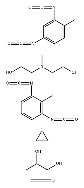Formaldehyde, polymer with 1,3-diisocyanato-2-methylbenzene, 2,4-diisocyanato-1-methylbenzene, 2,2'-(methylimino)bis[ethanol], oxirane and 1,2-propanediol