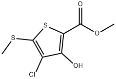 4-氯-3-羟基-5-(甲硫基)噻吩-2-羧酸甲酯