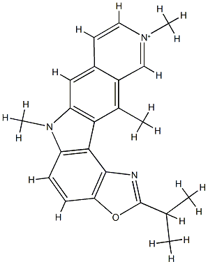 2-isopropyl-7,10,12-trimethyl-6H-(1,3)oxazolo(5,4c)pyrido(3,4-g)carbazole