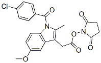 N-succinimidyl-1-(4-chlorobenzoyl)-5-methoxy-2-methyl-1H-indole-3-acetate