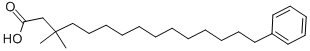 3,3-DIMETHYL-15-PHENYLPENTADECANOIC ACID