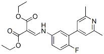 Diethyl (((3-(2,6-dimethyl-4-pyridinyl)-4-fluorophenyl)amino)methylene )propanedioate