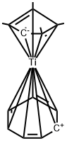 Titanium, eta7-cycloheptatrienyl-eta5-1,2,3,4,5-pentamethylcyclopentad ienyl-