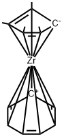cycloheptane, 1,2,3,4,5-pentamethylcyclopentane, zirconium