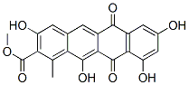 6,11-Dihydro-3,8,10,12-tetrahydroxy-1-methyl-6,11-dioxo-2-naphthacenecarboxylic acid methyl ester