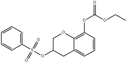 Carbonic acid ethyl-3-phenylsulfonyloxychroman-8-yl ester