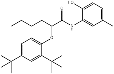 Hexanamide, 2-[2,4-bis(1,1-dimethylethyl)phenoxy]-N-(2-hydroxy-5-methylphenyl)-