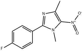 2-(4-fluorophenyl)-1,4-dimethyl-5-nitro-imidazole