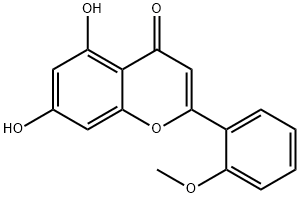 4H-1-Benzopyran-4-one, 5,7-dihydroxy-2-(2-methoxyphenyl)-