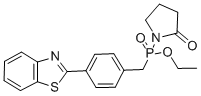 ethyl (4-benzothiazol-2-ylbenzyl)(2-oxopyrrolidino)phosphinate