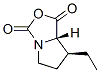 1H,3H-Pyrrolo[1,2-c]oxazole-1,3-dione,7-ethyltetrahydro-,(7S-cis)-(9CI)