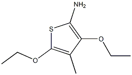 2-Thiophenamine,3,5-diethoxy-4-methyl-(9CI)