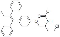 N-(2-chloroethyl)-2-(4-(1,2-diphenylbutenyl)phenoxy)ethyl carbamate