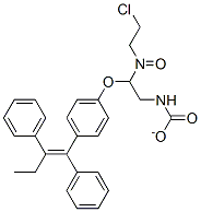 N-(2-chloroethyl)-N-nitroso-2-(4-(1,2-diphenylbutenyl)phenoxy)ethyl carbamate