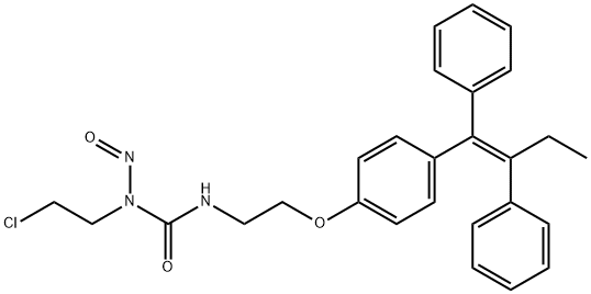 N-(2-chloroethyl)-N'-2-(4-(1,2-diphenylbutenyl)phenoxy)ethyl-N-nitrosourea