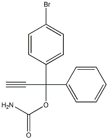 1-(p-Bromophenyl)-1-phenyl-2-propyne-1-ol=carbamate