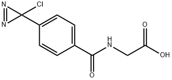 N-[4-(3-氯-3H-双吖丙啶-3-基)苯甲酰基]甘氨酸