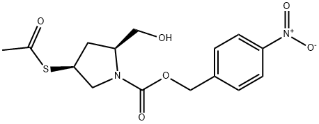 (2S,4S)-4-(乙酰硫基)-2-(羟基甲基)-1-吡咯烷羧酸对硝基苄酯