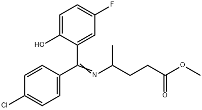 Methyl 4-(((4-chlorophenyl)(5-fluoro-2-hydroxyphenyl)methylene)amino)p entanoate