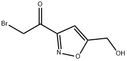 Ethanone, 2-bromo-1-[5-(hydroxymethyl)-3-isoxazolyl]- (9CI)