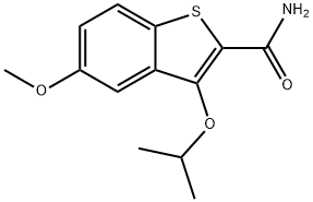 3-isopropoxy-5-methoxybenzo(b)thiophene-2-carboxamide
