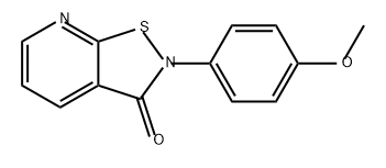 化合物 ISOTHIAZOLO[5,4-B]PYRIDIN-3(2H)-ONE, 2-(4-METHOXYPHENYL)-