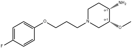 CIS-1-[3-(4-FLUOROPHENOXY)PROPYL]-3-METHOXY-4-PIPERIDYLAMINE